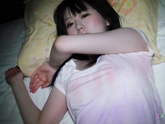 Her Japanese pussy heated up and became incredibly pink, matching her blushing cheeks