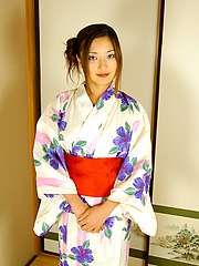 Japanese slut Kasumi gets fucked in her kimono - Japarn porn pics at JapHole.com