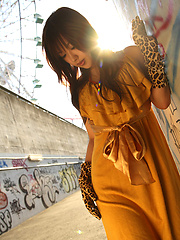 Seductive asian beauty showing off her plump naked tits - Japarn porn pics at JapHole.com