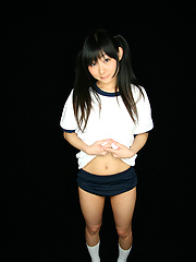 Tokyo schoolgirl Kawai Anri sucking deep and gettin facial cum - Japarn porn pics at JapHole.com