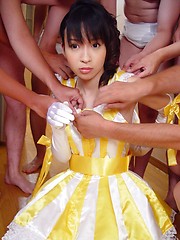 Japanese teen bukkake porn - Japarn porn pics at JapHole.com