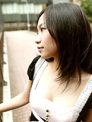 Mio sexy Asian teen maid has nice tits to look at - Japarn porn pics at JapHole.com