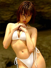 Sexy Japanese teen enjoys modeling in tight shorts - Japarn porn pics at JapHole.com