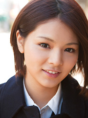 Tsubasa Akimoto Asian in sexy uniform enjoys her way to school - Japarn porn pics at JapHole.com