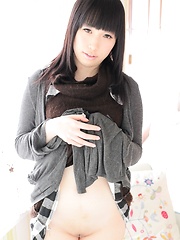 Cute skinny girl Chiharu Yoshino loves her asian body - Japarn porn pics at JapHole.com
