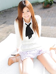 Japanese cutie Asuka Ueda - Japarn porn pics at JapHole.com