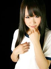 Nice japanese girl Mizushima Ai solo posing - Japarn porn pics at JapHole.com