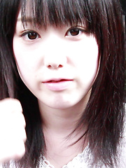 Machiko's tiny mouth could barely wrap around the hentai fruit and it didn't take long before she slowly pressed the banana against her perfect shaved pussy. - Japarn porn pics at JapHole.com