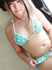 We had a fantasy to cover a busty Japanese girl's body with jizzy cream, but could Maon handle the sweet drippy drops? She's full of wild hentai fantasies. - Japarn porn pics at JapHole.com