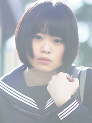 Minori is fresh, cute, and barely 18 years old. She never did chakuero shooting before so we started easy with Japanese schoolgirl cosplay and fan service! - Japarn porn pics at JapHole.com