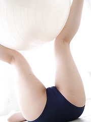 Do you want to be Minori's private sports instructor? This cute Japanese girl needs help with her bouncing technique but keeps teasing us with her shorts! - Japarn porn pics at JapHole.com