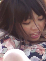 Miwa Plays In the Park - Japarn porn pics at JapHole.com
