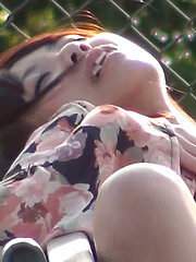 Miwa Plays In the Park - Japarn porn pics at JapHole.com