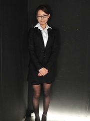 Japanese girl Yuri Aine gets two cocks - Japarn porn pics at JapHole.com