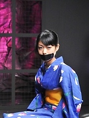 Cute japanese girl Yuu in kimono - Japarn porn pics at JapHole.com