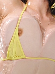 Oiled up body gets some action! - Japarn porn pics at JapHole.com