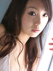 Tomoyo Hoshino Asian shows hot curves in lingerie before shower - Japarn porn pics at JapHole.com