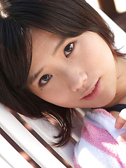 Yuzuki Hashimoto Asian is so sexy playing with water at pool - Japarn porn pics at JapHole.com