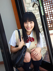 Yuri Hamada Asian is so naughty that shows bum under skirt out - Japarn porn pics at JapHole.com