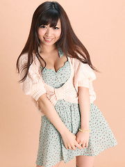 Mayuka Kuroda Asian in long socks and cute dress has big boobs - Japarn porn pics at JapHole.com