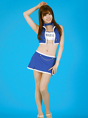 Asuka Nakano Asian is very happy to show how sexy is in outfit - Japarn porn pics at JapHole.com