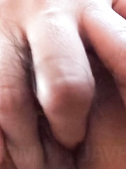 SAYA Asian plays with her juicy titties and teases dark poonanie - Japarn porn pics at JapHole.com
