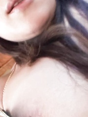 SAYA Asian plays with her juicy titties and teases dark poonanie - Japarn porn pics at JapHole.com
