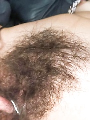 Kaoru Natsuki Asian is fucked with vibrator in very hairy nooky - Japarn porn pics at JapHole.com