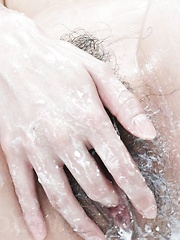 Sara Seori Asian pours cream all over hot body and rubs her twat - Japarn porn pics at JapHole.com