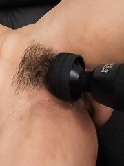 Miho Wakabayashi gets vibrators on dark pussy and on round boobs - Japarn porn pics at JapHole.com