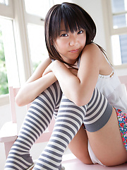 Nice Fuuka Nishihama undresses on the camera making us wild - Japarn porn pics at JapHole.com