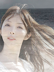 Neo Asian babe in see through dress is like goddess from ocean - Japarn porn pics at JapHole.com