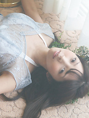Neo Asian babe in see through dress is like goddess from ocean - Japarn porn pics at JapHole.com