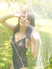 Neo Asian babe with hot curves comes from water like a goddess - Japarn porn pics at JapHole.com