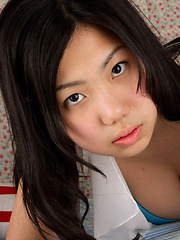 Miho Takai Asian is proud owner of big boobs she has in blue bra - Japarn porn pics at JapHole.com