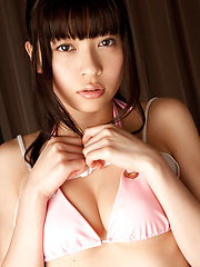 Yuuri Shiina Asian shows ass in bikini and takes corset off - Japarn porn pics at JapHole.com