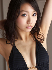 Tomoyo Hoshino Asian in sexy lingerie and fishnets is irrestible - Japarn porn pics at JapHole.com