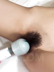 Yuri Aine Asian licks dick and gets vibrator before frigging - Japarn porn pics at JapHole.com