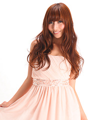 Syoko Okazaki Asian looks like a princess in her favorite dress - Japarn porn pics at JapHole.com