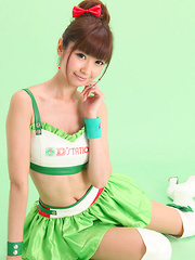 Zuo Qi Asian doll in cute outfit smiles like a true princess - Japarn porn pics at JapHole.com