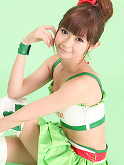 Zuo Qi Asian doll in cute outfit smiles like a true princess - Japarn porn pics at JapHole.com