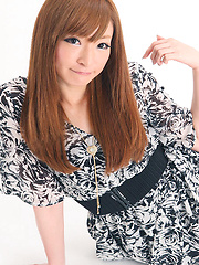 Yurie Asada Asian wants to know if she looks good in new dress - Japarn porn pics at JapHole.com