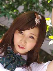 Iyo Hanaki Asian in uniform wants to take classes out of school