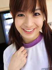 Hikari Yamaguchi Asian in shorts loves to play all over the house - Japarn porn pics at JapHole.com