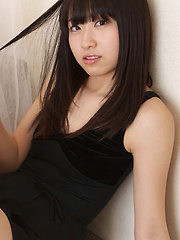 Hijiri Sachi Asian shows sexy legs under dress and plays a lot - Japarn porn pics at JapHole.com
