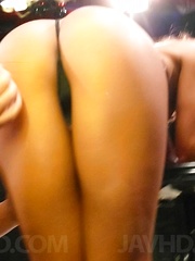 Kyoko Asian has tapes on cunt and gets vibrators in and on it - Japarn porn pics at JapHole.com