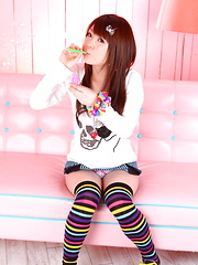 Fuwari feels ashamed while showing her boobs - Japarn porn pics at JapHole.com