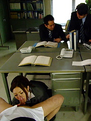 Iroha Kawashima pleases her boss with head - Japarn porn pics at JapHole.com