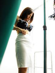 Brunette Sayuri Mikami gives head and titjob - Japarn porn pics at JapHole.com