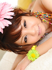 Hot dark haired Japanese babe shows her body - Japarn porn pics at JapHole.com